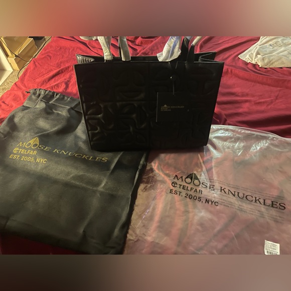 Brand New Medium Mooseknuckle x Telfar collab Tote bag for sale 400 OBO - Picture 3 of 4